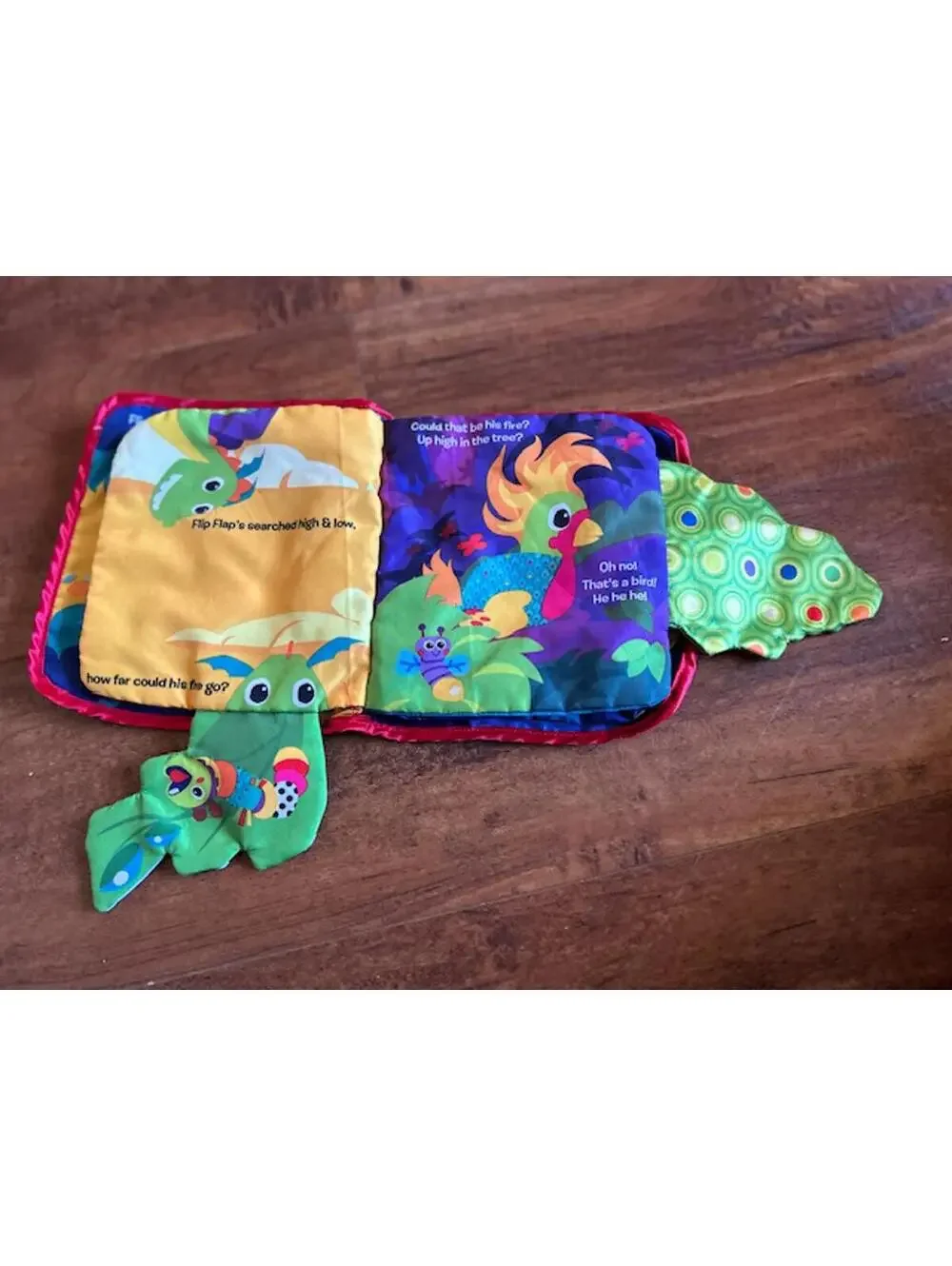 Set of 4 Lamaze Soft Fabric Baby Books with Plush Toys